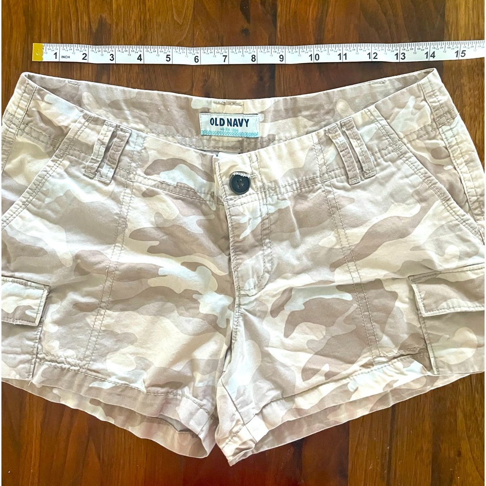 Tan Camo Shorts